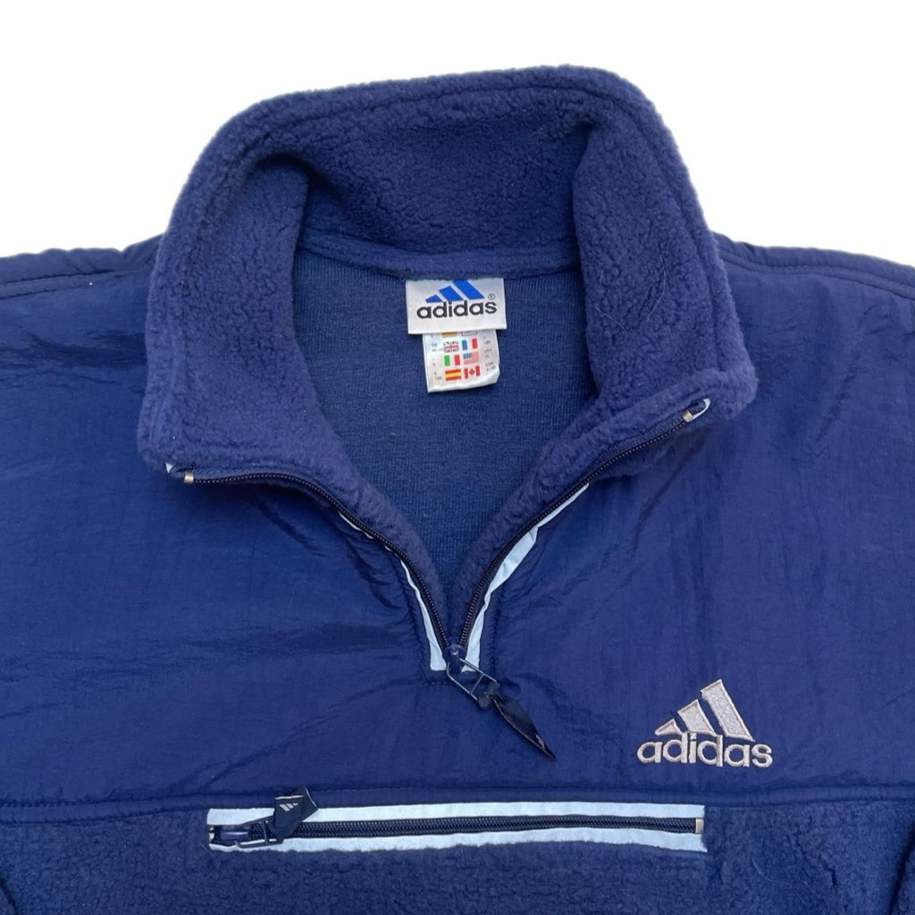 Adidas Fleece Quarter Zip Top