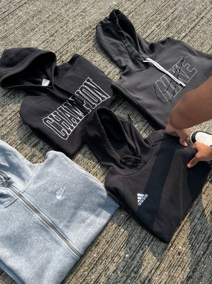 Nike Grey Hoodie with Spell out